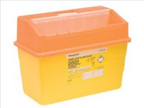 Sharps container disposal - 24 litre orange lid