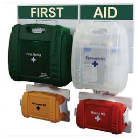 Evolution British Standard Compliant Complete First Aid Point, Small, 60x56cm