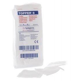 Topper 8 Non-Sterile Swabs 5 x 5cm [Pack of 100] 