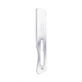 Swann Morton SM0319 Surgical Scalpel Blade No.14 - Stainless Steel - Sterile - Pack of 100