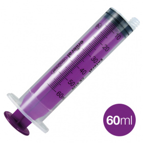 Enteral-Isosaf Sterile Enfit Purple Enteral Feeding Syringe 60ml [Pack of 50]