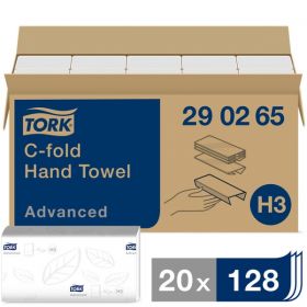 Tork C-Fold Handâ Towel White [Pack of 2560]