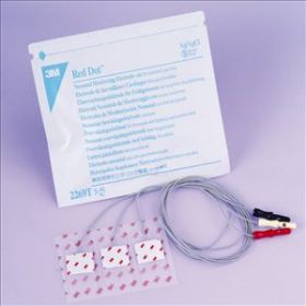 3M Red Dot Neonatal X-Ray Transparent Electrodes, 2269T [Pack of 300]