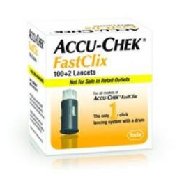 Accu Chek Fastclix Lancets 34 Drums X 6 [Pack of 204]