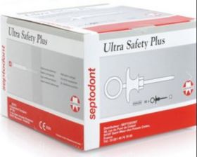 Septodont Ultra Safety Plus Sterile White Plastic Ring Handle [Pack of 50]