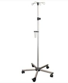 Kawe Infusion IV 5 Foot Drip Stand - Stainless Steel [Pack of 1]