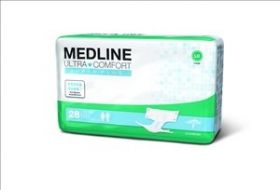 Medline Ultra Comfort All-In-one Pad 100cm X 115cm, Large [Pack of 28] 