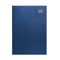 COLLINS A4 DESK DIARY WTV 2020 BLUE