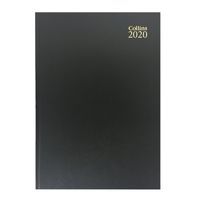 COLLINS A4 DIARY DPP 2020 BLACK