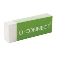 Q-CONNECT ERASER WHITE PVC PK20