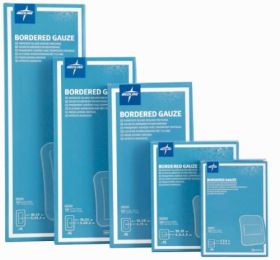 Bordered Gauze Dressing With Pad 10x10cm [Pack of 15]