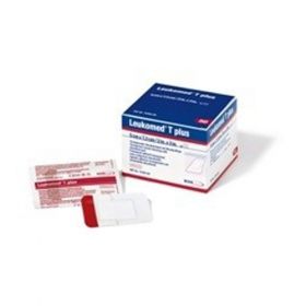Leukomed T Plus Film Dressing With Absorbent Pad 10cm X 20cm [Pack of 50]