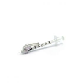 BD SafetyGlide 0.5ml Insulin Syringe with Tiny Needle Technology 12.7mmx29g [Pack of 100] 
