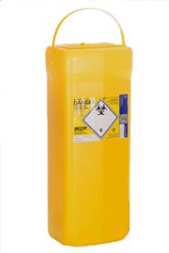 Sharps container disposal - Sharps bins - 35 litres - yellow lid