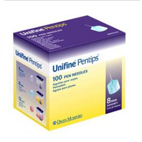 Unifine Pentips Insulin Needle 31gx8mm [Pack of 100]