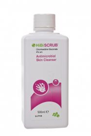 Hibiscrub Antimicrobial Skin Disinfectant Solution 4% 500ml [Pack of 1].
