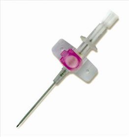 Peripheral Intravenous Cannula Ported With Wings - Pink [Pack of 1]