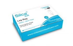 Silca Soft Leg Bags 500ml, 300mm Tubing - Sterile 10x10 [Pack of 100]