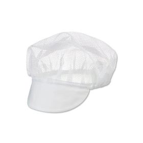 White mesh coverall hat