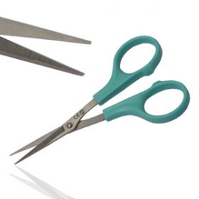 Sterile Iris Scissor Straight Plastic Handles & Metal Tips 11cm