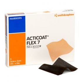 Acticoat Flex 7 Antimicrobial Barrier Wound Dressing 2.5cm X 60cm [Pack Of 5]