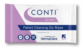 Conti So Soft Dry Patient Wipes [Pack Of 100]