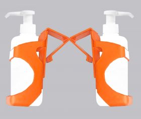 Ecolab 500ml Bottle Bed End Bracket - Orange [Pack of 10]