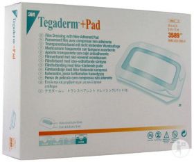Tegaderm+Pad (Transparent Film) 9cm x 15cm Dressing [Pack of 25]  