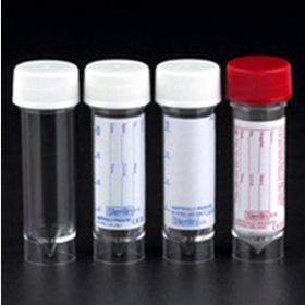 Sterilin 128BBAC Specimen Bottles & Boric Acid (Printed Label) 30ml - Red  [Pack of 50] 