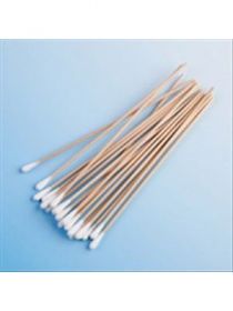 Plain Cotton Swab Wood Stick – Sterile- Bags Of 100 [Pack Of 1000]