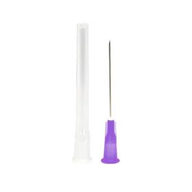 BD 304100 Microlance Hypodermic Needle 24G x 1" Violet [Pack of 100] 