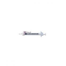 BD SafetyGlide 1ml Insulin Syringe With Tiny Needle Technology  13mmx29g [Pack of 100]
