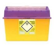 Sharpsafe 24 Litre Purple – Protected Access [Carton of 10]