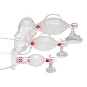 Ambu SPUR II Resuscitator Adult closed reservoir with pressure limiting valve, medium adult mask [Pack of 1]