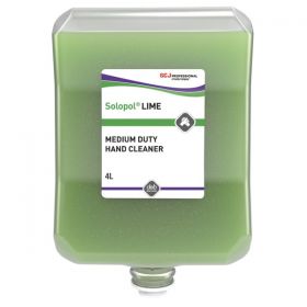 Solopol Lime Medium-Heavy Duty Hand Cleaner 4 Litre [Pack of 4]