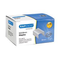 RAPESCO STAPLES 923/8mm BOX OF 4000