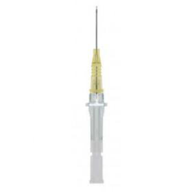 Peripheral Intravenous Cannula Non-winged Yellow 24g x 19mm PUR [Pack of 1]