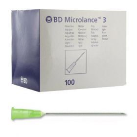 BD 304432 Microlance Hypodermic Needle 21G x 1.5" Green [Pack of 100] 