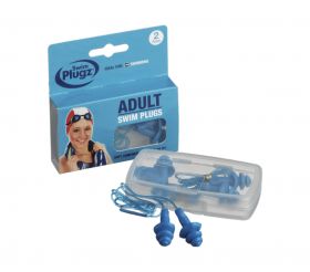 Swim Plugz Adult Swim Earplugs 2 Pairs X 6  [6 Packs Of 2 Pairs]