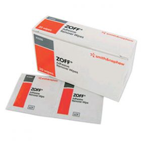 Zoff Adhesive Remover Wipes In Sachets [Pack of 20] 