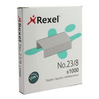 REXEL STAPLES 23/8MM PK1000