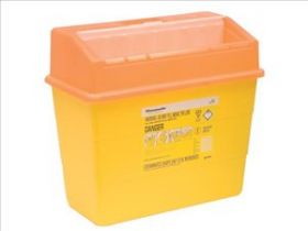 Sharps container disposal - 30 litre orange lid