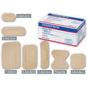 Coverplast Barrier Sterile Waterproof Adhesive Dressings 3.8cm x 2.2cm [Pack of 100] 