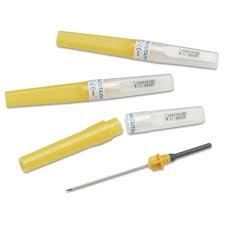 BD 360214 Multi-sample Needles 20G x 1" Yellow [Pack of 100] 