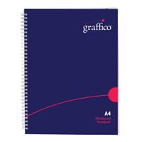 GRAFFICO PP TWIN-WIRE NOTEBK A4 140P