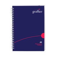 GRAFFICO PP TWIN-WIRE NOTEBK A5 160P
