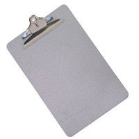 QCONNECT CLIPBOARD A4 STEEL GRAY