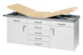 Specialist Couch System with Two Drawerline Units & One Drawer Pack in White (High Gloss) Finish Sun-CS1W-3S