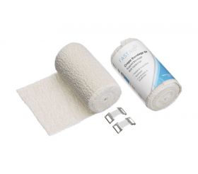 Fast Aid Crepe Bandage BP 10cm x 4.5m 12's X 6 [12 Packs Of 6 Bandages]