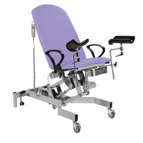 Sunflower Fusion GYNAE Electric Couch WIth Powered Back, Powered Tilting Seat, Arm Supports & Leg Stirrups Sun-FGYNE3/SUP1/Lilac [Pack of 1]